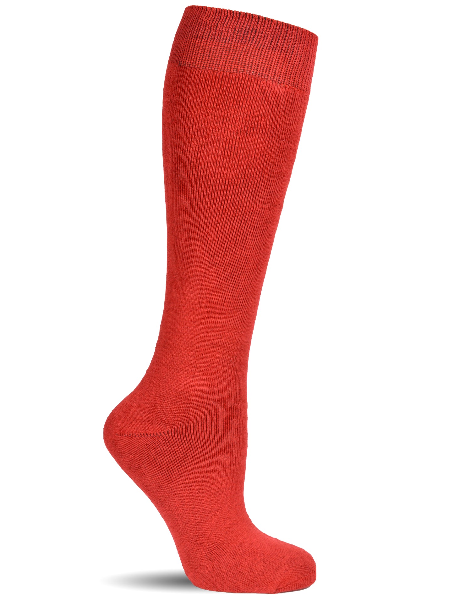 Frostfighter Damen rote Thermo Kniestrümpfe (4x Paar) Winter Ski Vollfrottee Innenfutter