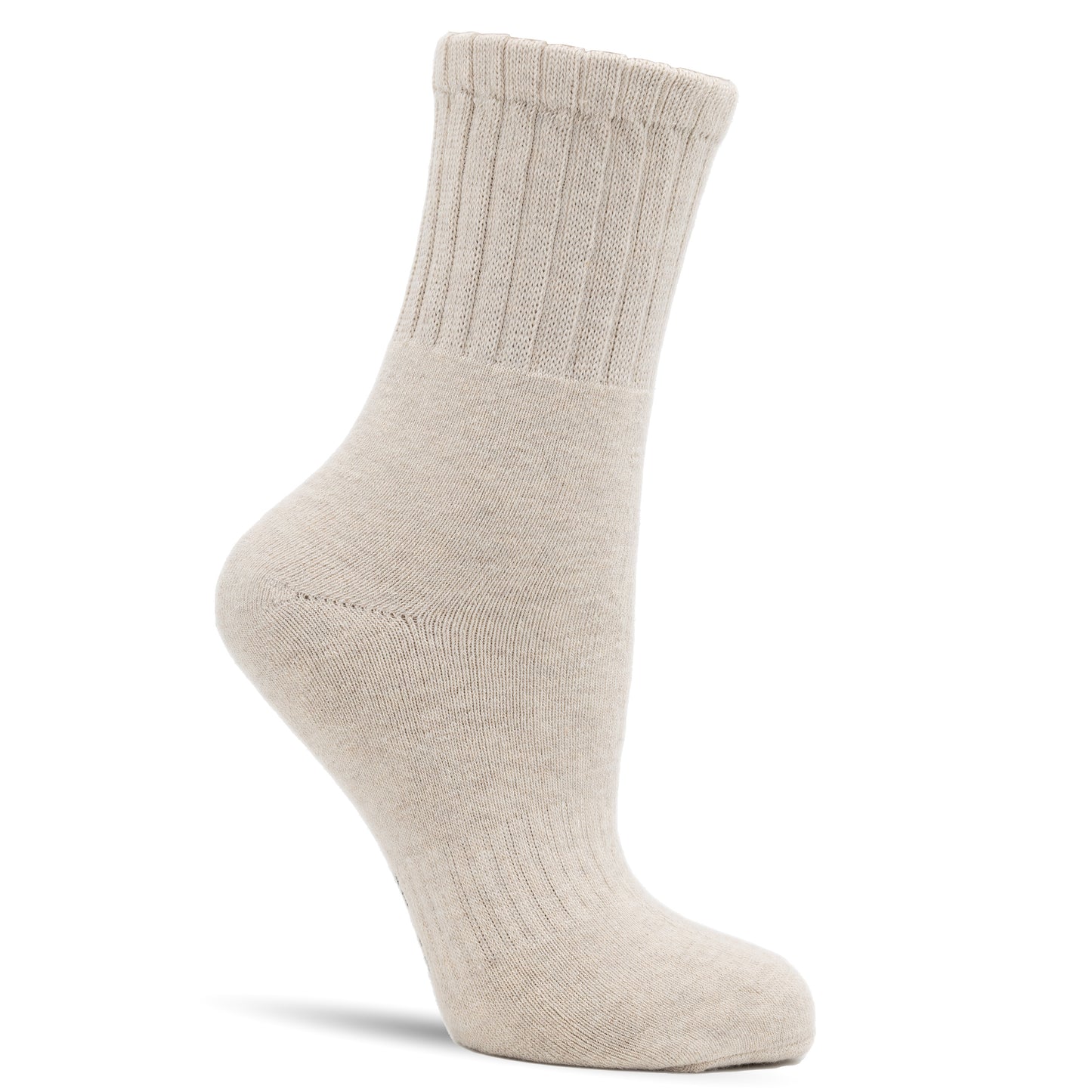 Frostfighter Damen Thermosocken (6x Paar) Quarter Naturfarben Winter Ski Vollfrottee Innenfutter
