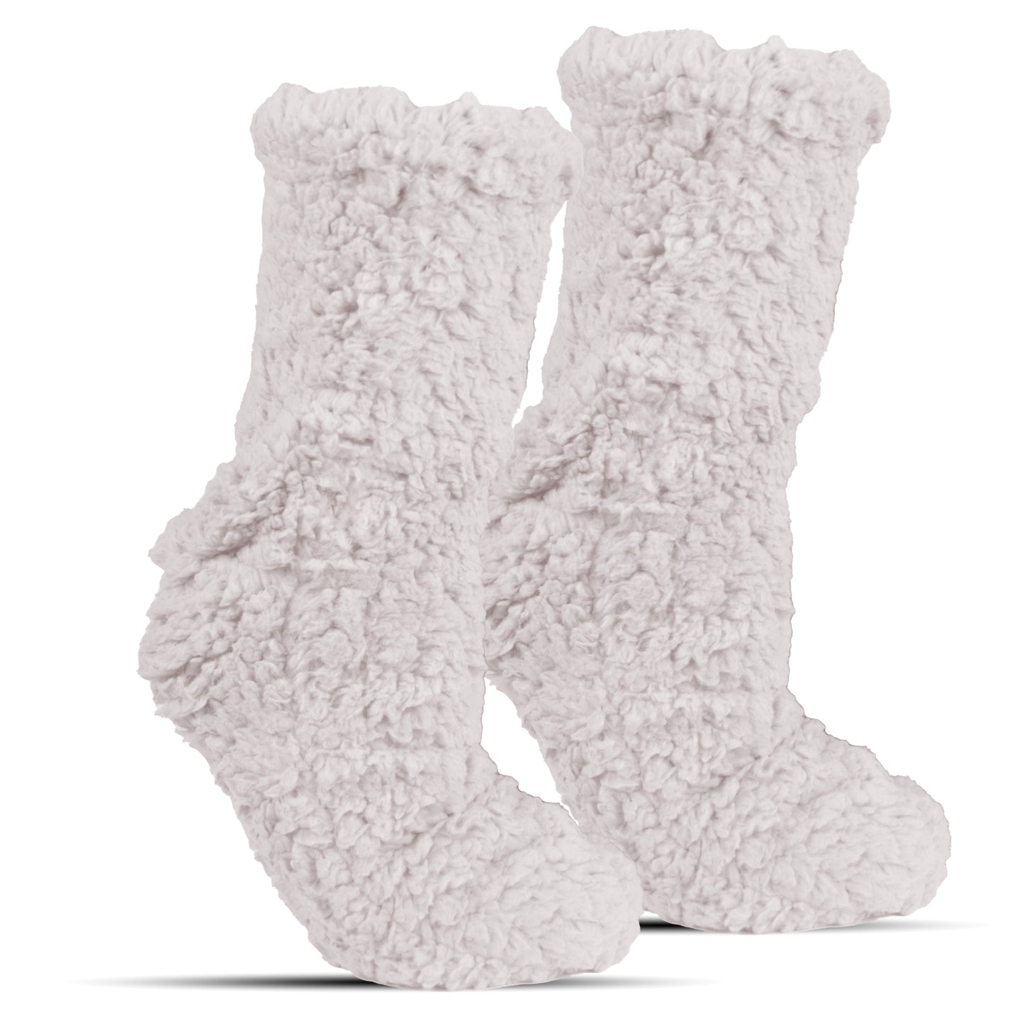 Frostfighter Damen Kuschelsocken mit ABS Sohle (1x Paar) Hüttensocken Wintersocken mit Anti Rutsch Noppen