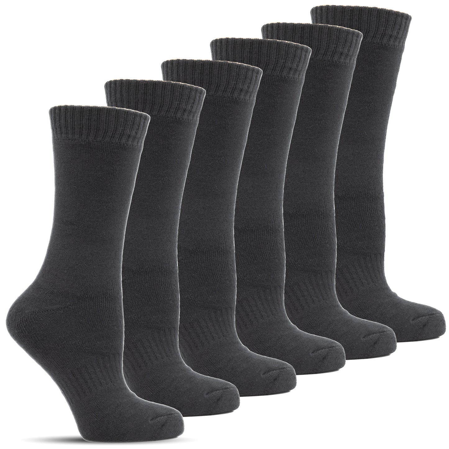 Frostfighter Herren Bambus Thermosocken (6x Paar) Winter Zwischengummi, Vollfrottee Innenfutter