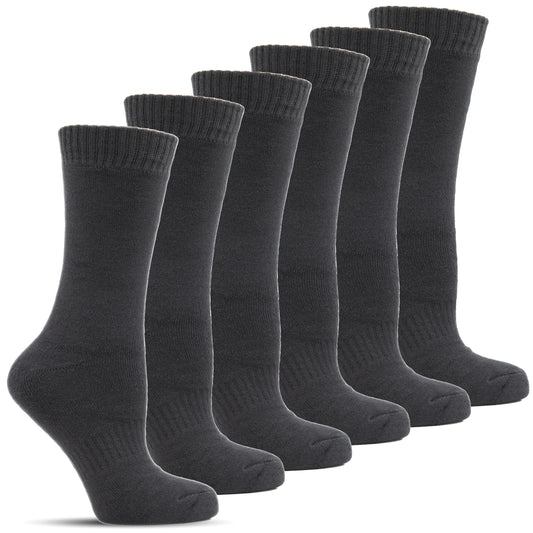 Frostfighter Herren Bambus Thermosocken (6x Paar) Winter Zwischengummi, Vollfrottee Innenfutter