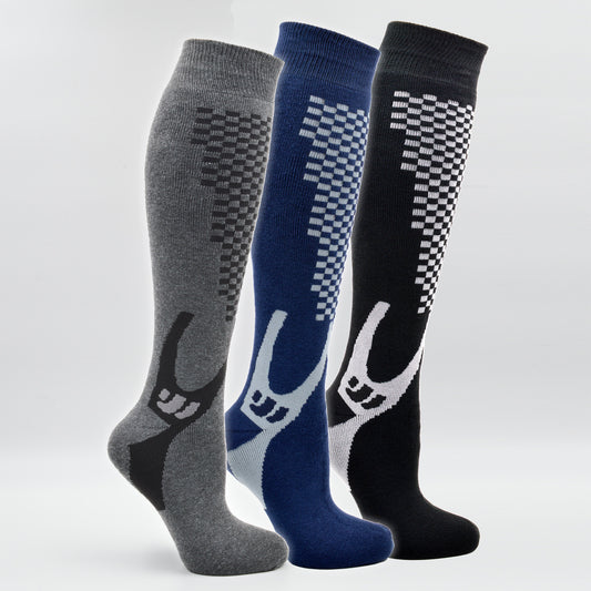 Frostfighter Herren Thermo Kniestrümpfe (4x Paar) Winter Ski Vollfrottee Innenfutter