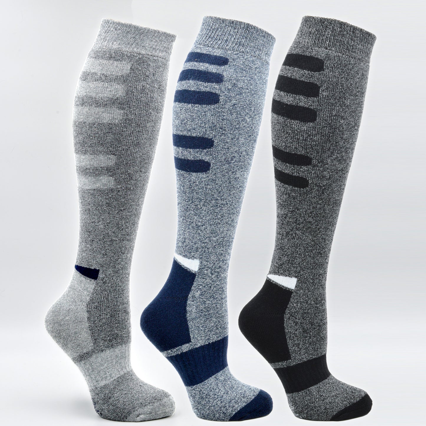Frostfighter Herren Thermo Kniestrümpfe (4x Paar) Winter Ski Vollfrottee Innenfutter