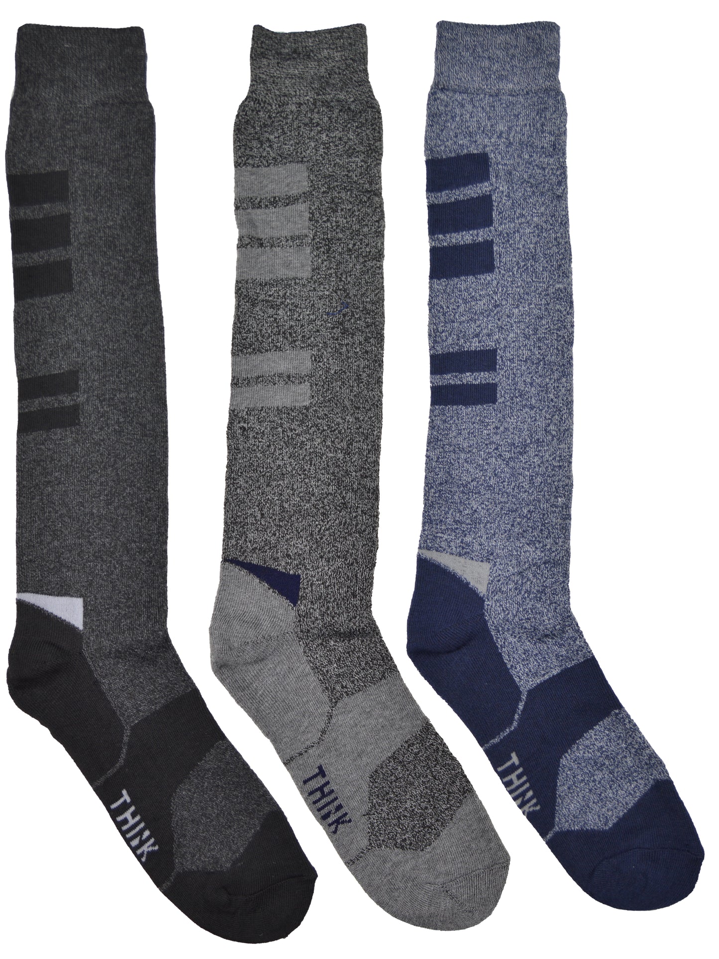 Frostfighter Herren Thermo Kniestrümpfe (4x Paar) Winter Ski Vollfrottee Innenfutter