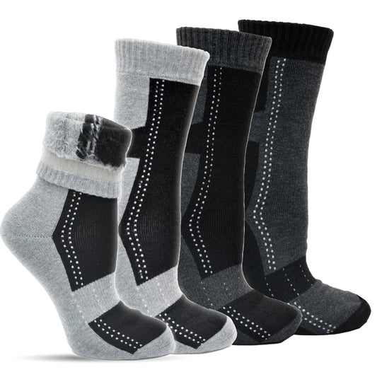 Frostfighter Herren Thermosocken (6x Paar) Winter Ski Vollfrottee Innenfutter Polyacryl