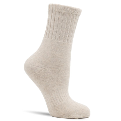 Frostfighter Damen Thermosocken (6x Paar) Quarter Naturfarben Winter Ski Vollfrottee Innenfutter