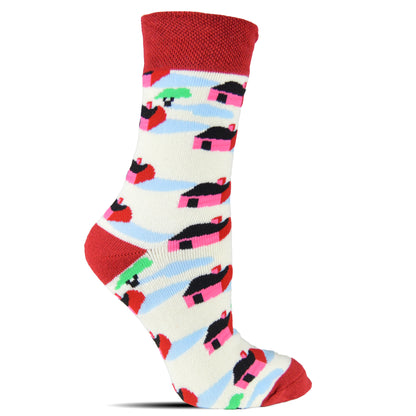 Frostfighter Damen Thermosocken ohne Gummi (6x Paar) bunte Wintersocken Diabetiker
