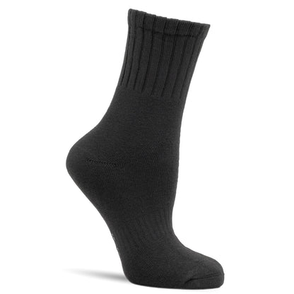 Frostfighter Damen Thermosocken (6x Paar) Quarter Schwarz Winter Ski Vollfrottee Innenfutter