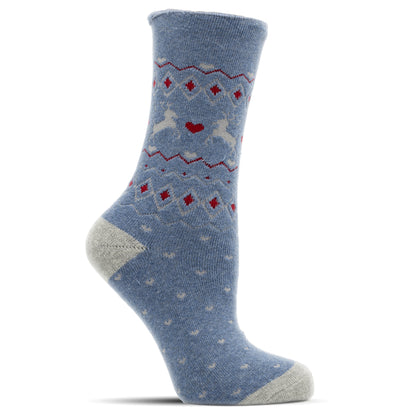 Frostfighter Damen Thermosocken ohne Gummi (6x Paar) bunte Wintersocken Diabetiker