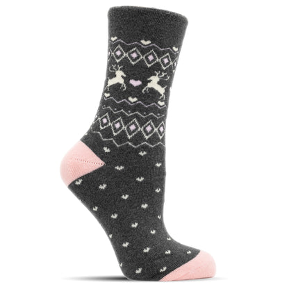 Frostfighter Damen Thermosocken ohne Gummi (6x Paar) bunte Wintersocken Diabetiker