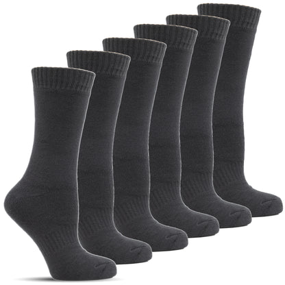 Frostfighter Herren Bambus Thermosocken (6x Paar) Winter Zwischengummi, Vollfrottee Innenfutter