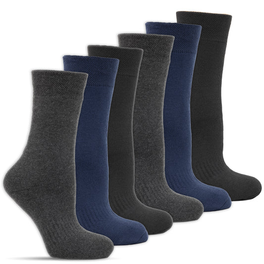 Frostfighter Herren Thermosocken Mehrfarbig Uni (6x Paar) Winter Vollfrottee Innenfutter