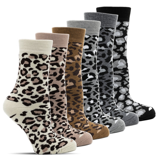 Frostfighter Damen Thermosocken (6x Paar) Leo Winter Ski Vollfrottee Innenfutter