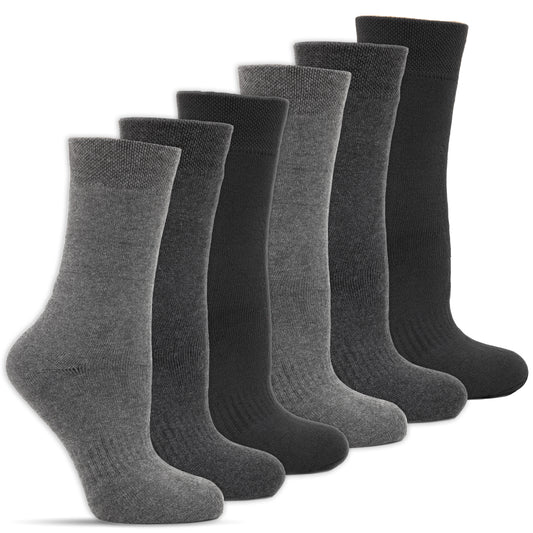Frostfighter Herren Thermosocken Mehrfarbig Uni (6x Paar) Winter Vollfrottee Innenfutter