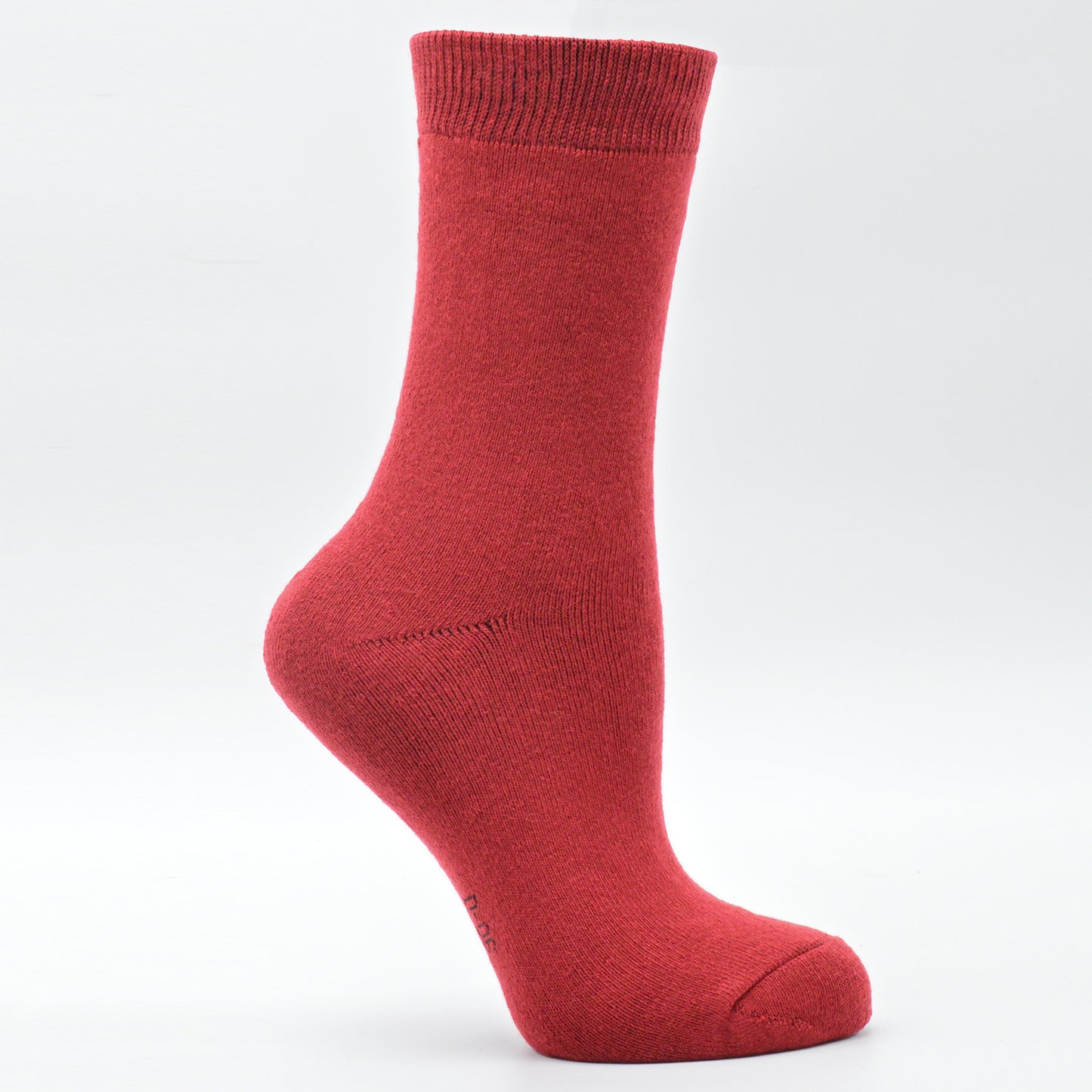 Frostfighter Damen rote Thermosocken ohne Gummi (6x Paar) Winter Vollfrottee Innenfutter