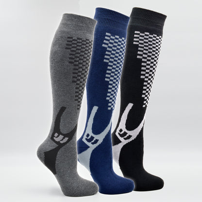 Frostfighter Herren Thermo Kniestrümpfe (4x Paar) Winter Ski Vollfrottee Innenfutter