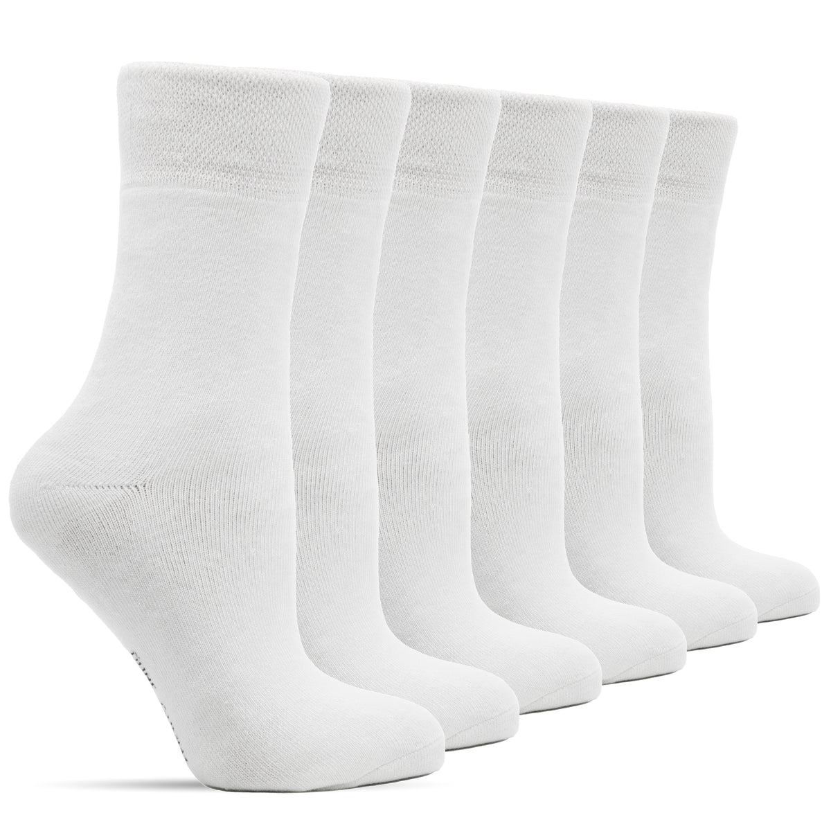 Frostfighter Thermosocken ohne Gummi Weiß – 6 Paar