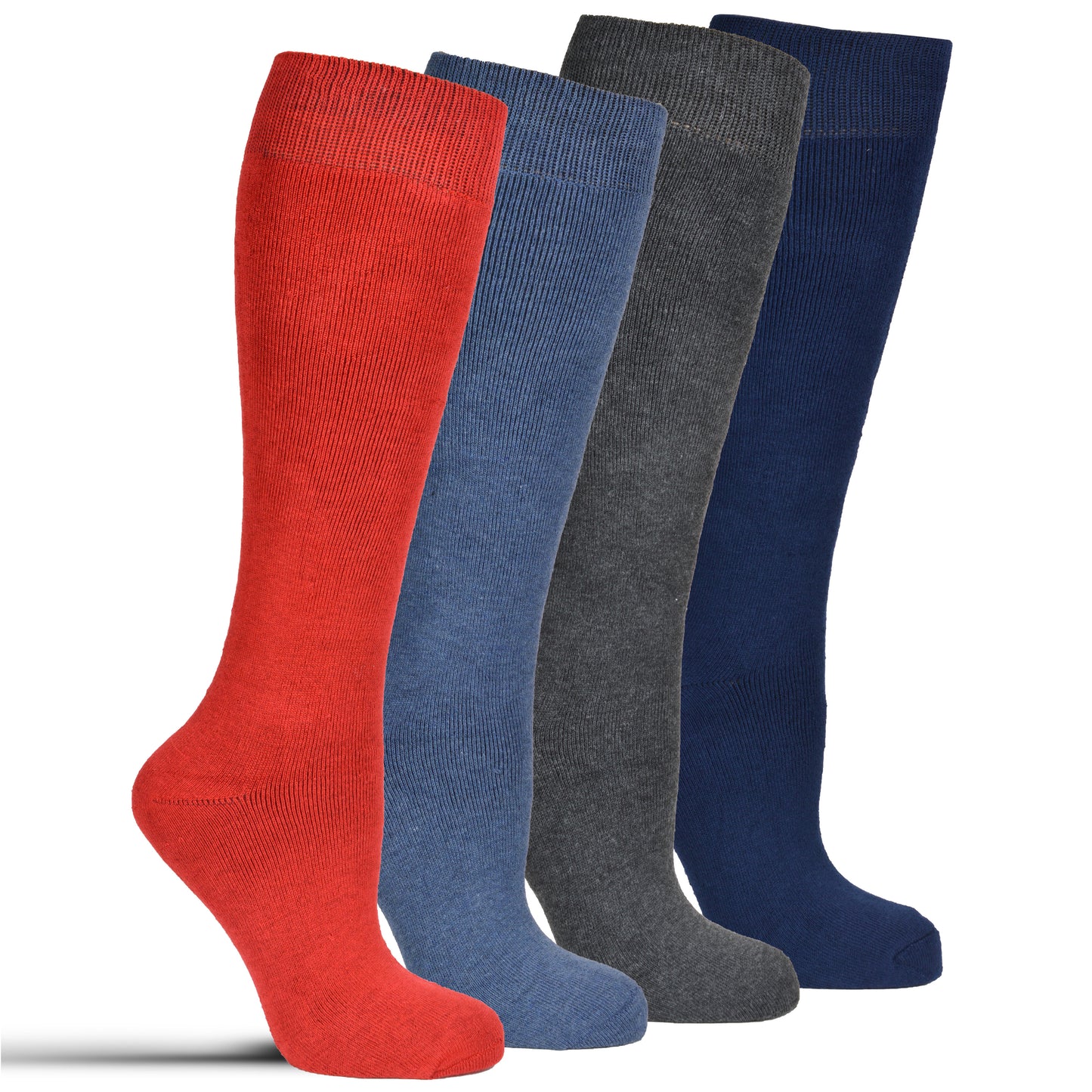 Frostfighter Damen Thermo Kniestrümpfe (4x Paar) Winter Ski Vollfrottee Innenfutter