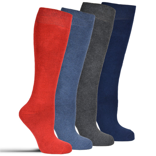 Frostfighter Damen Thermo Kniestrümpfe (4x Paar) Winter Ski Vollfrottee Innenfutter