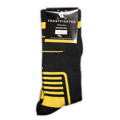 Frostfighter Thermo Arbeitssocken Herren (6 Paar) – Warme Wintersocken, dicke Strümpfe mit Vollfrottee, robuste Arbeitssocken für kalte Tage