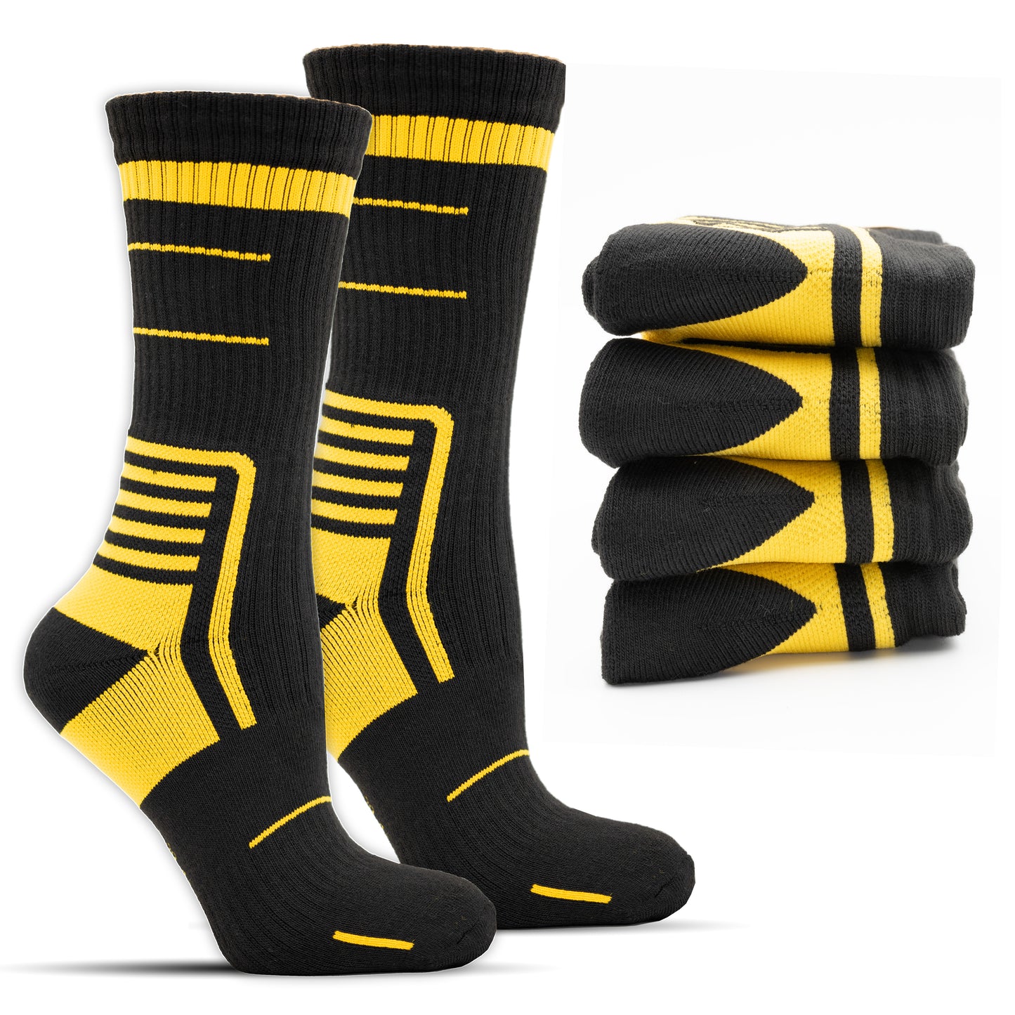 Frostfighter Thermo Arbeitssocken Herren (6 Paar) – Warme Wintersocken, dicke Strümpfe mit Vollfrottee, robuste Arbeitssocken für kalte Tage
