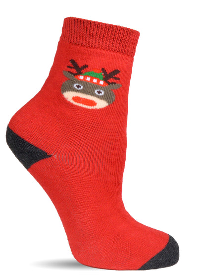 Frostfighter Kinder Thermosocken Weihnachten (6x Paar) Winter Ski Vollfrottee Innenfutter